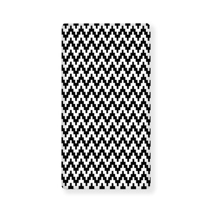 Pixel Zigzag Pattern Print Baby Crib Sheet