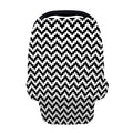 Pixel Zigzag Pattern Print Baby Seat Cover