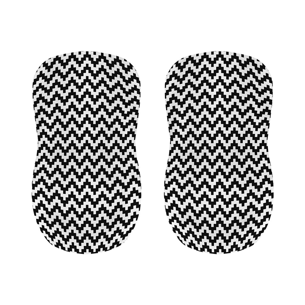 Pixel Zigzag Pattern Print Bar Stool Covers
