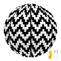 Pixel Zigzag Pattern Print Basketball