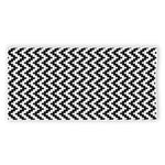 Pixel Zigzag Pattern Print Beach Towel