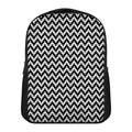 Pixel Zigzag Pattern Print Casual Backpack