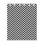 Pixel Zigzag Pattern Print Curtain