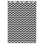 Pixel Zigzag Pattern Print Curtain