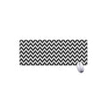 Pixel Zigzag Pattern Print Extended Mouse Pad