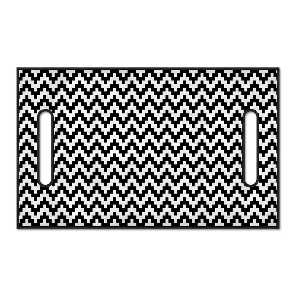 Pixel Zigzag Pattern Print Golf Cart Seat Cover