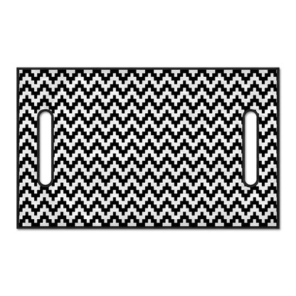 Pixel Zigzag Pattern Print Golf Cart Seat Cover