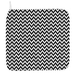 Pixel Zigzag Pattern Print Hand Towel