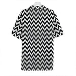 Pixel Zigzag Pattern Print Hawaiian Shirt