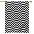 Pixel Zigzag Pattern Print House Flag