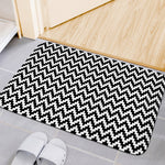Pixel Zigzag Pattern Print Indoor Door Mat