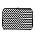 Pixel Zigzag Pattern Print Laptop Sleeve