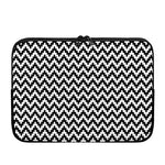 Pixel Zigzag Pattern Print Laptop Sleeve