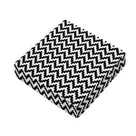 Pixel Zigzag Pattern Print Outdoor Seat Cushion Cover