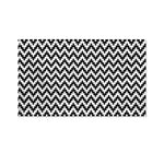 Pixel Zigzag Pattern Print Polyester Flag