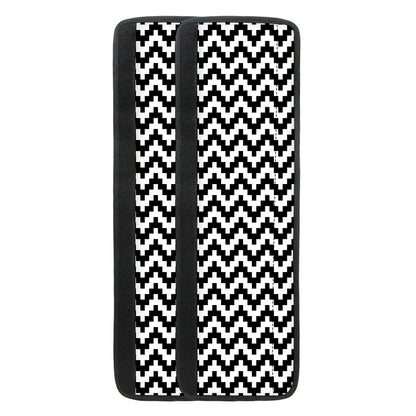 Pixel Zigzag Pattern Print Refrigerator Handle Covers