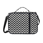 Pixel Zigzag Pattern Print Shoulder Strap Bible Bag
