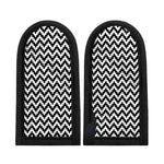 Pixel Zigzag Pattern Print Skillet Handle Cover