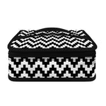 Pixel Zigzag Pattern Print Small Lunch Bag