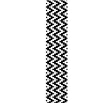 Pixel Zigzag Pattern Print Table Runner