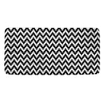 Pixel Zigzag Pattern Print Towel