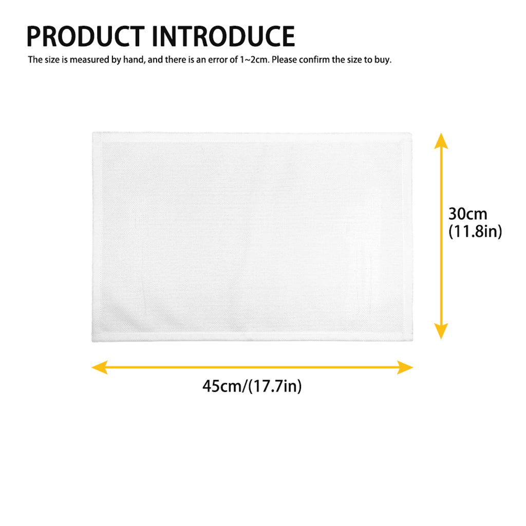 Colorful Houndstooth Print Placemat