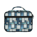 Plaid And Denim Patchwork Pattern Print Briefcase Bible Bag