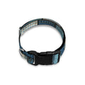 Plaid And Denim Patchwork Pattern Print Dog Collar
