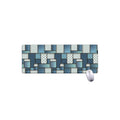 Plaid And Denim Patchwork Pattern Print Extended Mouse Pad