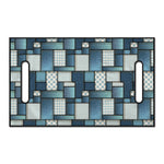 Plaid And Denim Patchwork Pattern Print Golf Cart Seat Cover