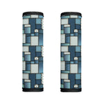 Plaid And Denim Patchwork Pattern Print Handle Covers