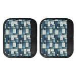 Plaid And Denim Patchwork Pattern Print Handle Covers