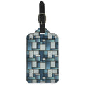 Plaid And Denim Patchwork Pattern Print Luggage Tag