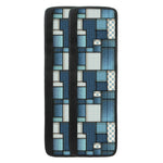 Plaid And Denim Patchwork Pattern Print Refrigerator Handle Covers
