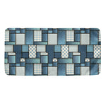 Plaid And Denim Patchwork Pattern Print Towel