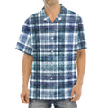 Plaid Denim Jeans Pattern Print Aloha Shirt