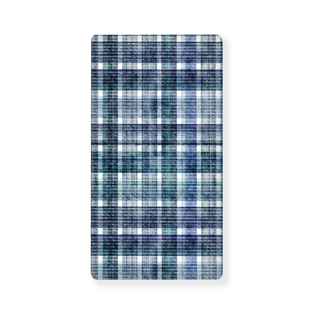 Plaid Denim Jeans Pattern Print Baby Crib Sheet
