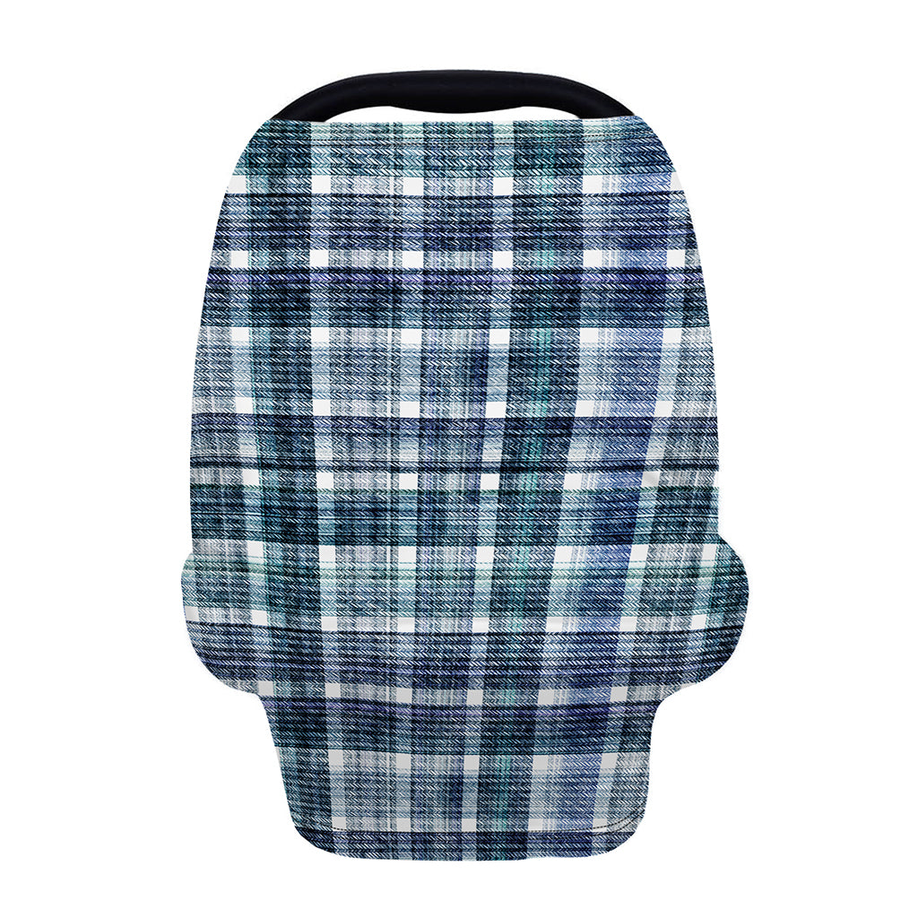 Plaid Denim Jeans Pattern Print Baby Seat Cover