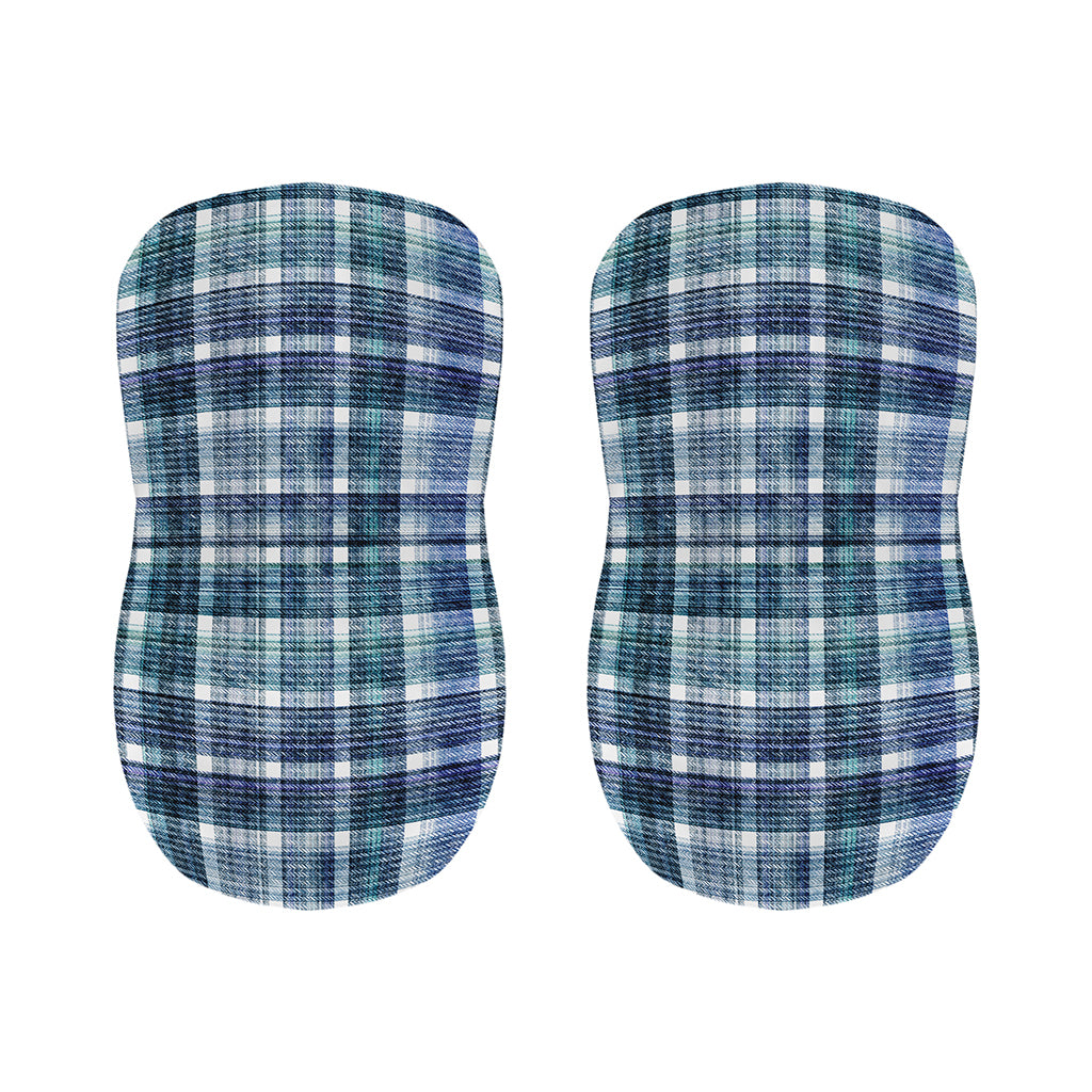 Plaid Denim Jeans Pattern Print Bar Stool Covers
