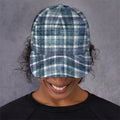 Plaid Denim Jeans Pattern Print Baseball Cap