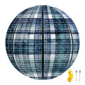 Plaid Denim Jeans Pattern Print Basketball