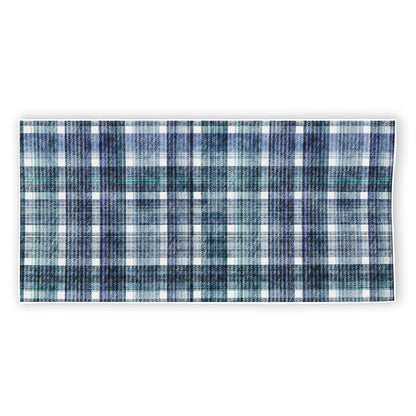 Plaid Denim Jeans Pattern Print Beach Towel