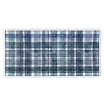 Plaid Denim Jeans Pattern Print Beach Towel