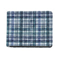 Plaid Denim Jeans Pattern Print Bifold Wallet