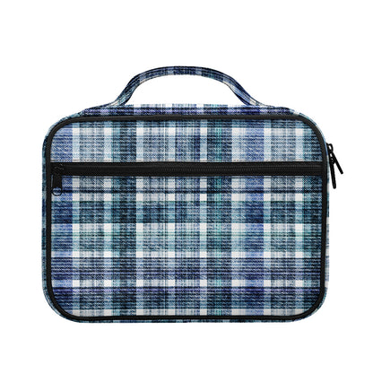 Plaid Denim Jeans Pattern Print Briefcase Bible Bag