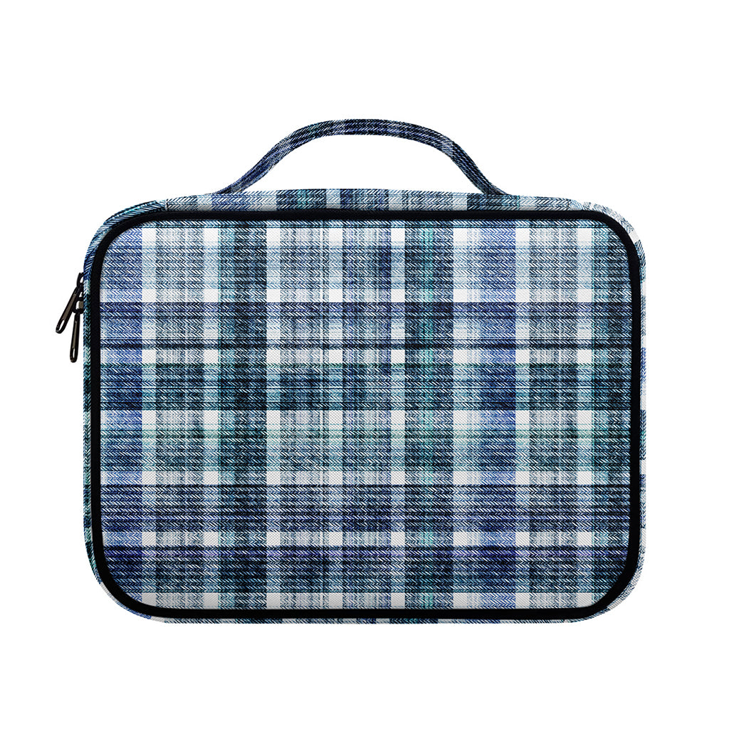 Plaid Denim Jeans Pattern Print Briefcase Bible Bag