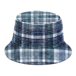 Plaid Denim Jeans Pattern Print Bucket Hat