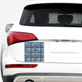 Plaid Denim Jeans Pattern Print Car Sticker