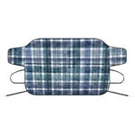 Plaid Denim Jeans Pattern Print Car Windshield Snow Cover