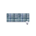 Plaid Denim Jeans Pattern Print Extended Mouse Pad